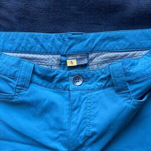 Eddie Bauer Women’s Nylon Spandex Hiking Shorts 6 Teal Blue